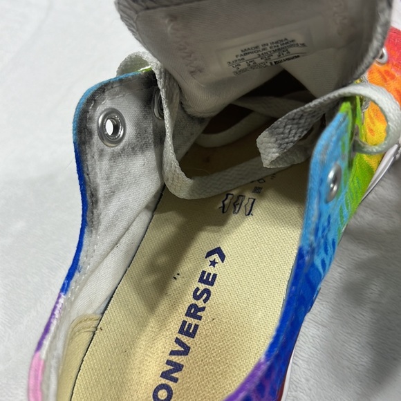 Custom Youth rainbow All-Star converse shoes - Picture 9 of 11